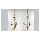 VINTAGE BELL JAR  LANTERNS