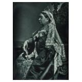 ANTIQUE QUEEN VICTORIA TILE