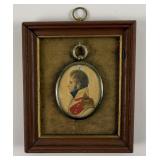 EARLY 19TH C. MINIATURE 'OFFICER' PORTRAIT
