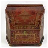 MOROCCAN LEATHER STATIONERY BOX