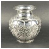 VINTAGE SOUTH AMERICAN SILVER VASE