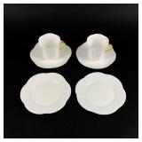 SHELLEY CHINA CUPS & SAUCERS