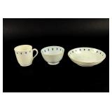 18TH C. PORCELAIN TRIO