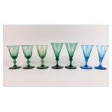 19TH CENTURY WINE GLASSES