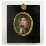 BURT: FINE MINIATURE OF AN 'OFFICER IN BLUE'