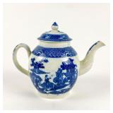 18TH CENTURY PEARLWARE TEAPOT