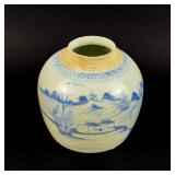CHINESE BLUE AND WHITE GINGER JAR
