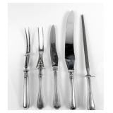 STERLING HANDLED CARVING SETS