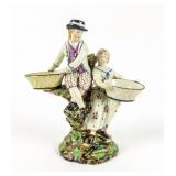 18TH CENTURY PEARLWARE FIGURINE