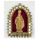 SPANISH COLONIAL MADONNA  STATUE