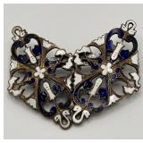 ANTIQUE ENAMEL BROOCH