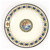 CREAMWARE ARMORIAL PLATE