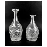 FLINT GLASS DECANTERS