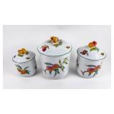 ROYAL WORCESTER STORAGE JARS
