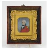 LATE 18TH C, MINIATURE PORTRAIT OF AN OFFICER