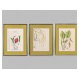 ANTIQUE FLORAL PRINTS