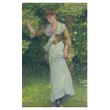 EDWARD KILLINGWORTH JOHNSON: 'GARDEN STROLL'