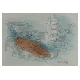 RAOUL DUFY 'LA PETITE BAIGNEUSE AUX PAPILLONS'