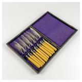 ANTIQUE CASED  FISH SET