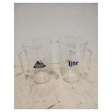 Coors lite and Miller lite plastic pitchers