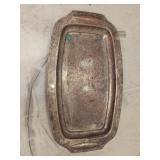 Psco silver plate on copper dish