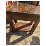 Wood End Table