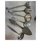 Various Vintage Serving Utensils