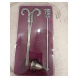 Candle wic cutter and candle put out tool