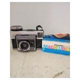Kodak instamatic x-45 camera with cubes