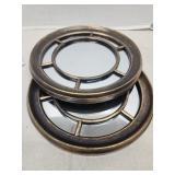 2 wall Hanging Mirrors