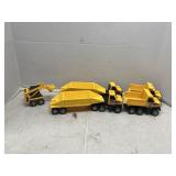 Vintage Plastic Toy Construction Vehicles