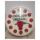 Chicago bulls clock has crack