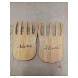Alaska wooden salad server