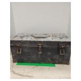 Metal tool box painted