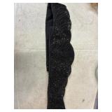 Crown Pacific Black Beaded Velcro Belt