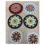 Beaded Rosette Medallions