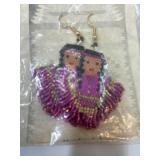 Beaded Native American Earrings