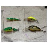 4 Rapala lures