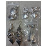 4 Pairs heavy Large Earrings