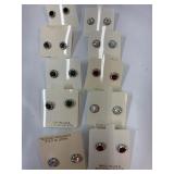 10 Pairs of Austrian Crystal Earrings