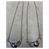 Heart with Wings Necklaces