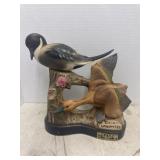 1985 Ceramic Jim Beam Ducks Unlimited Whiskey