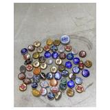 Various bottle caps