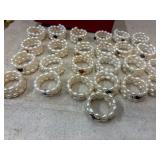 25 Coiled Rings with Stones