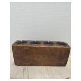 Wooden Block Candle Holder