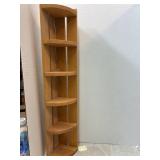 Small Wood Corner Shelf