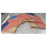 5 American flag Fans