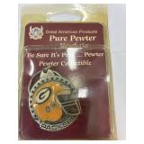 Pewter Green Bay Packers Keychain