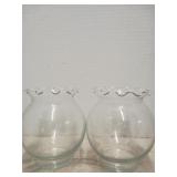 Glass potpourri holders