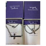 Stainless Sideways Cross Bracelets Hallmark